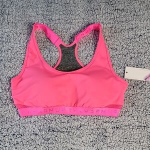 🩷 Jessica Simpson, THE WARM UP Pink Sports Bra